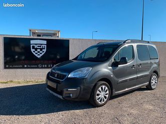 peugeot partner tepee outdoor 1.6 bluehdi 120 cv bvm6 7 places - 1ère main, historique complet, distribution ok, car play, camera..