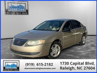 used 2005 saturn ion level 2 w/ power pkg raleigh nc 27604