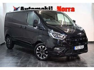 ford transit custom 310 sport 2.0 185hk auto drag d-värmare 3-sits