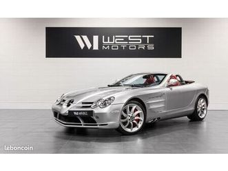 mercedes slr roadster 5.4 v8 626 – immat france / baquets carbone / échapp. sport / bose / collector / 1 of 500