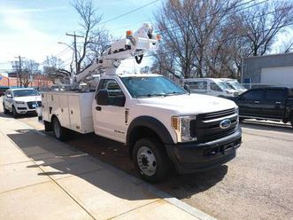 2019 ford f550 cable placing bucket truck