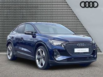 audi q4 sportback e-tron black edition 40