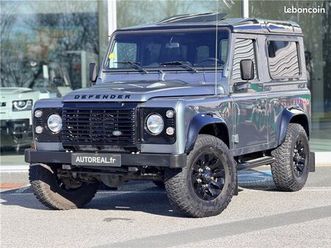 land rover defender td4 90 station wagon mark vi black edition