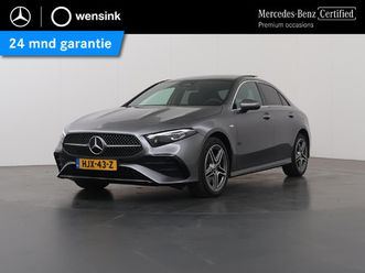 mercedes-benz a 250 e limousine business solution amg | panoramadak | stoelverwarming | sfeerverlichiting | achteruitrijcamera | widescreen |