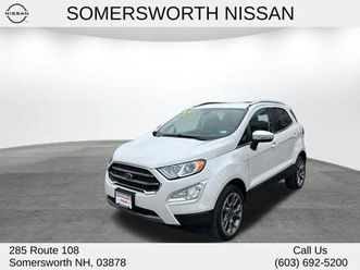 used 2022 ford ecosport titanium
