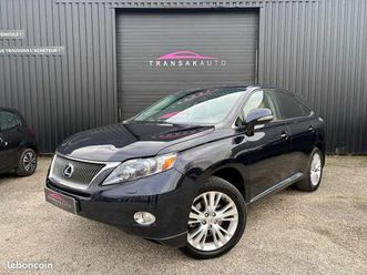 lexus rx 450h 3.5 v6 299 awd pack président techno confort e-cvt - suivi lexus