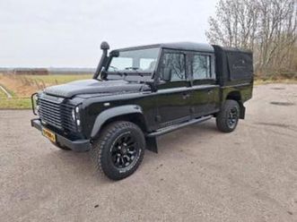 land rover defender 130 crewcab dc 4wd 2008 zwart — bestelauto's — marktplaats