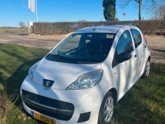 peugeot 107 1.0 12v 5dr 2011 wit — peugeot — marktplaats