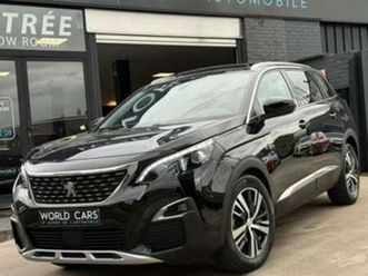 ② peugeot 5008 1.5 bluehdi 7places - pano - line ass - cam360 — peugeot — 2ememain