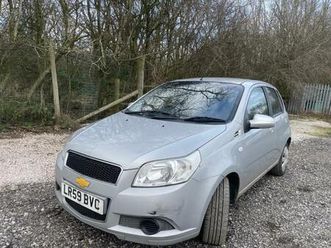 chevrolet aveo 1.2 ls 59 reg 5 door mot september 11th 2026 tax £195 year low insurance 50+mpg