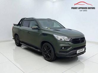 2018 ssangyong musso 2.2d rhino pickup double cab 4dr diesel auto 4wd euro 6 (181 ps) pick up die...