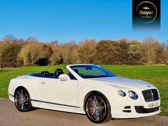 2015 bentley continental 6.0 w12 gtc speed convertible 2dr petrol auto 4wd (625 ps) convertible p...