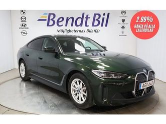 bmw i4 edrive40 | ränta | adaptiv fh. | hud | dragkrok