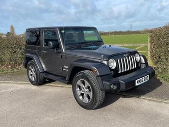 2017 jeep wrangler 3.6 v6 sahara 2dr auto convertible petrol automatic