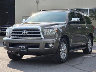 2011 toyota sequoia limited 4x4 / 5.7l v8 / dvd / back cam / new tires