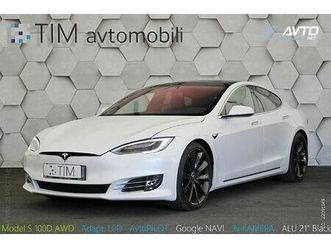 tesla model s 100d awd adapt.led cockpit autopilot kamera alu 21