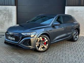 ② audi q8 e-tron 55 s-line black edition / pano / 360 / top!! — audi — 2ememain