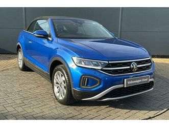 volkswagen t-roc cabriolet 1.5 tsi style 2dr dsg