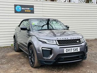 2017 land rover range rover evoque 2.0td4 hse dynamic (start/stop) convertible 2d auto