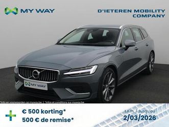 volvo v60 inscription 2.0 t6 awd phev 340 pk / leder / camera / cruise control