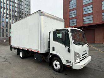 2018 isuzu npr hd 16ft box truck with working liftgate ready to go