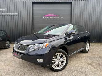 lexus rx 450h 3.5 v6 299 awd pack président techno confort e-cvt - suivi lexus