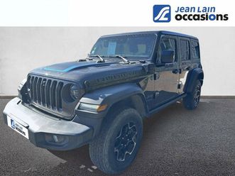 wrangler unlimited 4xe 2.0 l t 380 ch phev 4x4 bva8 rubicon