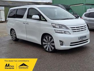 2024 toyota vellfire alphard 2.4 fresh import ulez compliance mpv petrol automatic