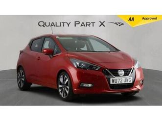 2022 nissan micra 1.0 ig-t 92 tekna 5dr cvt hatchback petrol automatic