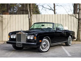 1991 rolls-royce corniche convertible