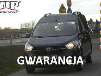 dacia dokker 1.6 benzyna gwarancja przebiegu bezwypadkowy nawi kamera 2x drzwi pr
