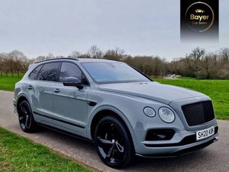 2020 bentley bentayga 6.0 w12 speed suv 5dr petrol auto 4wd euro 6 (635 ps) estate petrol automatic