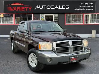2005 dodge dakota quad cab 4wd slt, free 10,000 km lubrico warra