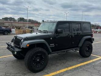 2018 jeep wrangler jk unlimited sport – lifted – 35” toyo a/t obo