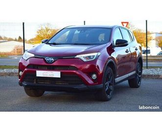 toyota rav4 black edition 2.5 197 cv hybrid 2wd / 30600 kms / 1ere main / suivi exclusif toyota