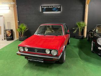 volkswagen golf i cabriolet 1.6 110cv