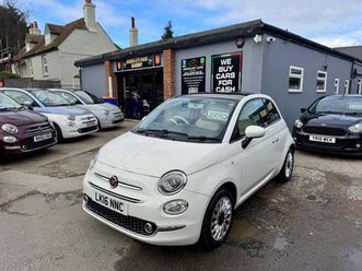 2016 fiat 500 1.2 lounge 3dr hatchback petrol manual