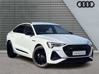audi e-tron sportback black edition 50 quattro