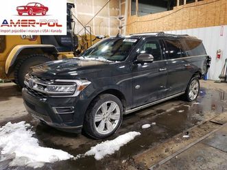 ford expedition max king ranch 2023 3.5 benzyna 400km