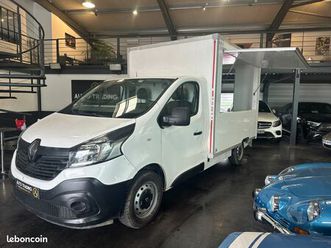 renault trafic plancher cabine dci 125 energy food truck - moteur a chaine vasp - prise - gaz trappe - carte grise vasp - compteur