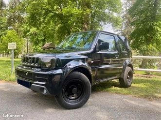 suzuki jimny cabriolet 1.3 vvt 85 jlx 4x4 moteur à chaine 72000kms capote neuve garantie 12 mois