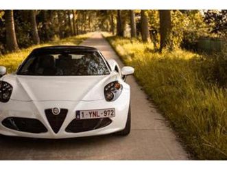 ② alfa romeo 4c spider - madreperla bianco parelmoer - 18000km — alfa romeo — 2ememain