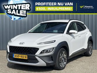 hyundai kona - 1.6 gdi hev 141pk dct fashion i wintersale | cruise i carplay i navigatie i camera i dab i