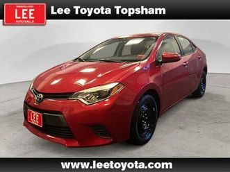 used 2016 toyota corolla le