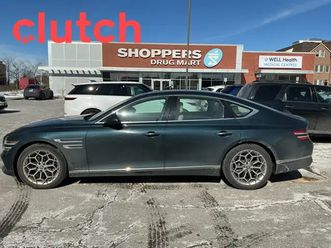 2023 genesis g80 2.5t advanced w/ apple carplay & android auto,