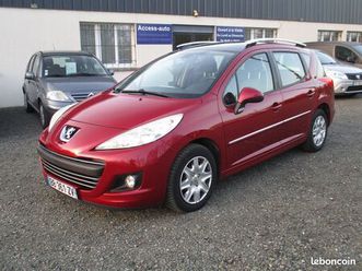 207 sw 1.6 hdi 90ch,2010,136200kms,toit pano,reg,clim....