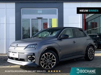 renault r5 comfort range | roland-garros 52 kwh | pack safety & advanced driving assist | harman kardon premium audio- systeem | satijnzwarte dakafwerking