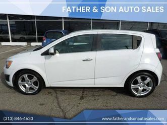 used 2014 chevrolet sonic ltz
