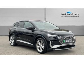 audi q4 150kw 40 82kwh s line 5dr auto