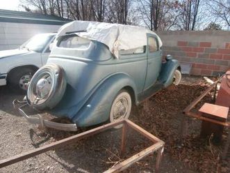 1935 ford 2dr slant back, runs all original